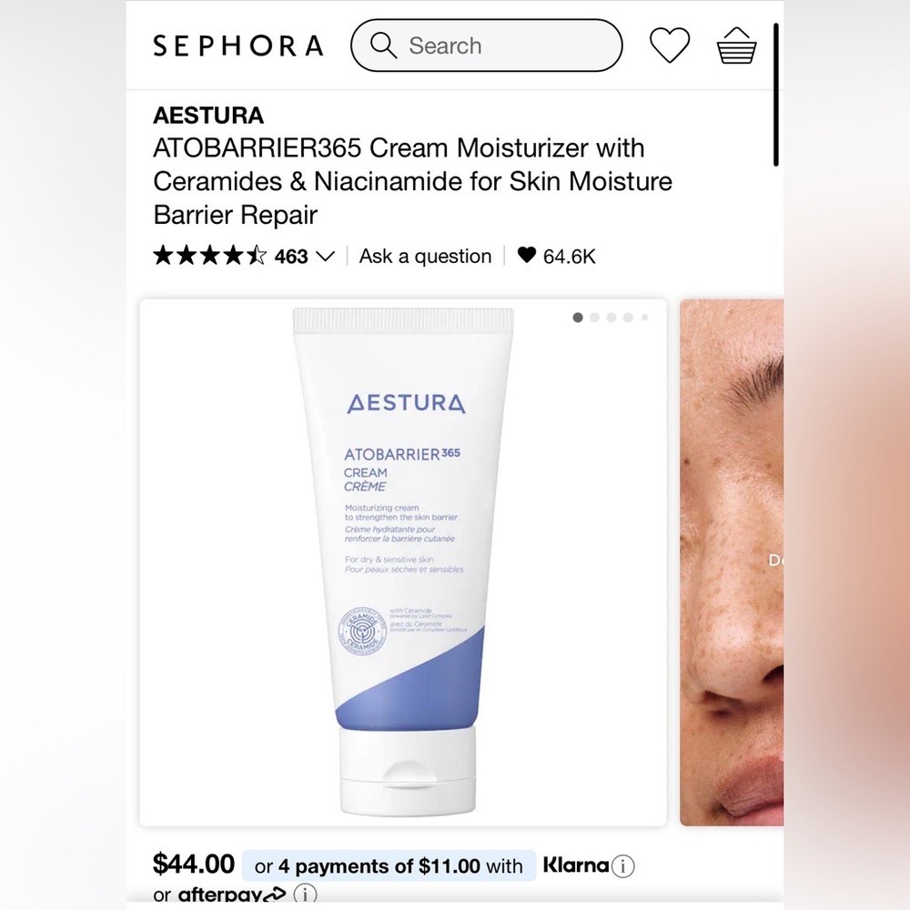 AESTURA ATOBARRIER365 Cream Moisturizer